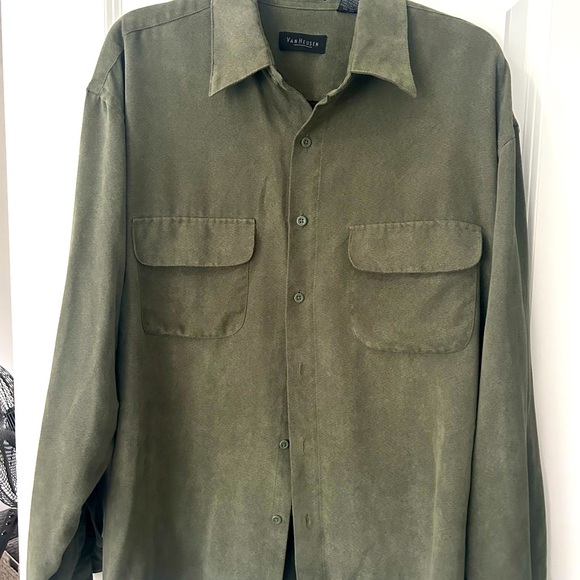 Van Heusen soft suede button up - Picture 1 of 2